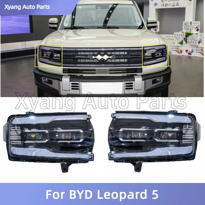 Headlight Front Head light Head Lamp Aseembly For BYD Leopard 5 SFHA-4121010A SFHA-4121020A