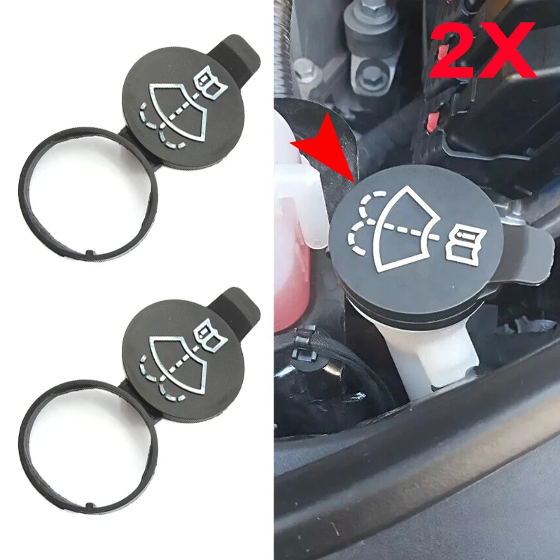 2X Car Windshield Wiper Washer Cap Cover For Chevrolet Gm Buick Opel Adam Astra J K Corsa E Insignia Mokka Viva Meriva