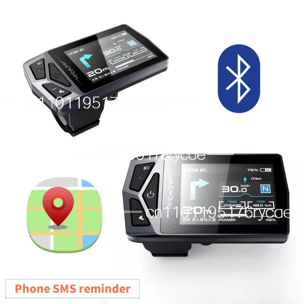 The central motor's Bluetooth color instrument EB02  navigation is used for the G340, M600, BBS, and G510