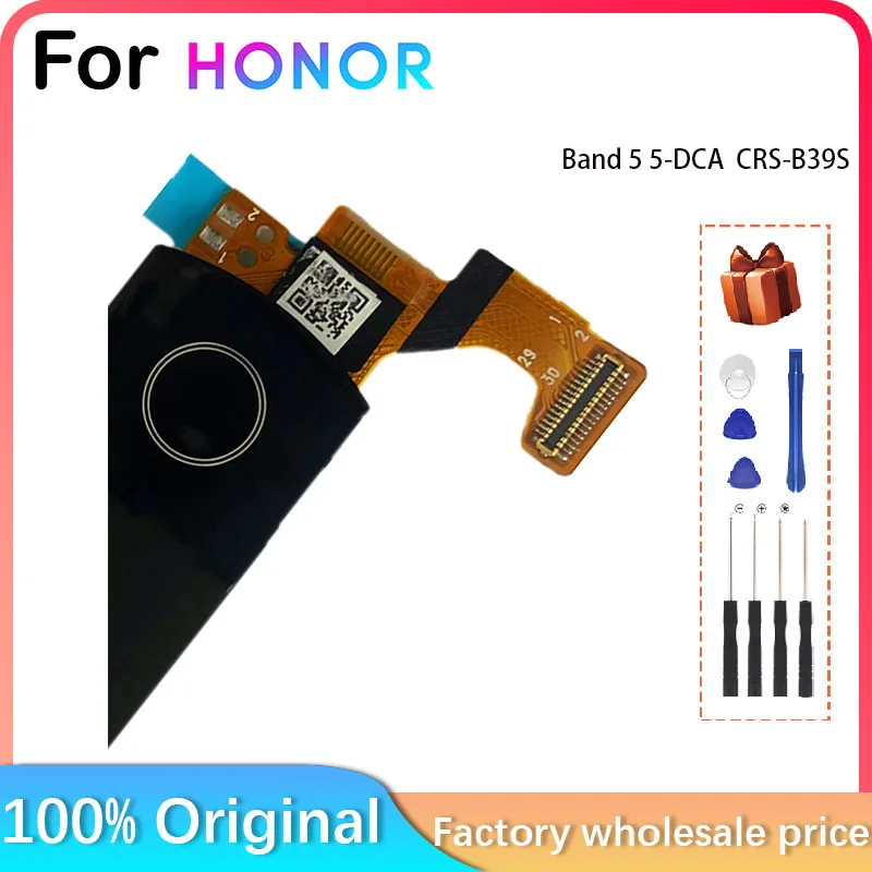 Honor Band 5 5-DCA 스마트 밴드 LCD 스크린 + 터치 스크린 수리 및 교체, Honor Band 5 CRS-B39S LCD, NFC 없음