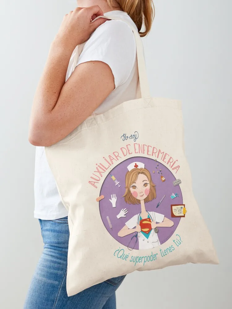 Nursing Assistant (Spanish Version) Tote Bag cloth bag woman Handbags Gift bags