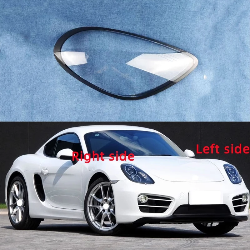 

Для Porsche Cayman 981 2013 2014 2015, сменная линза для автомобильных фар, крышка фары, стекло