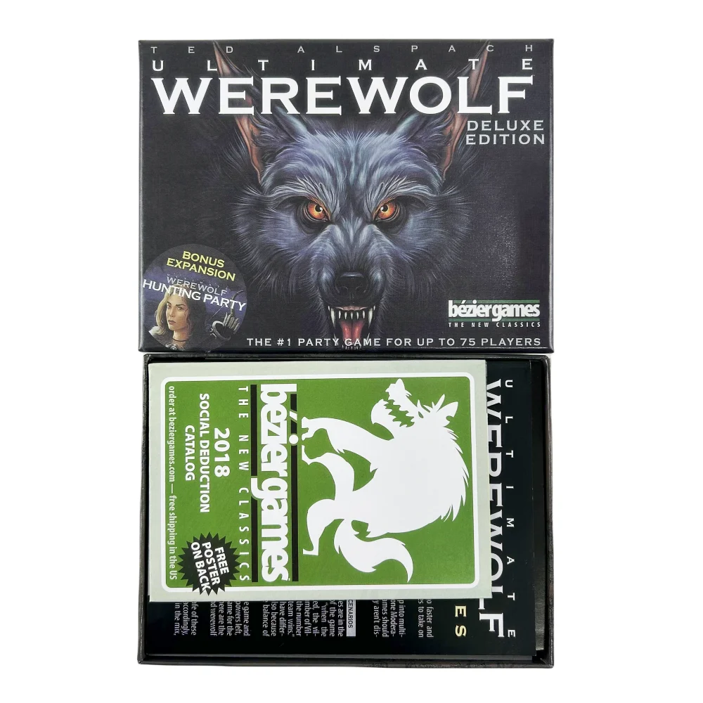 One Night Ultimate Werewolf Cards Collection Board Game Alien Super Villains Edition Deck For Party Playing