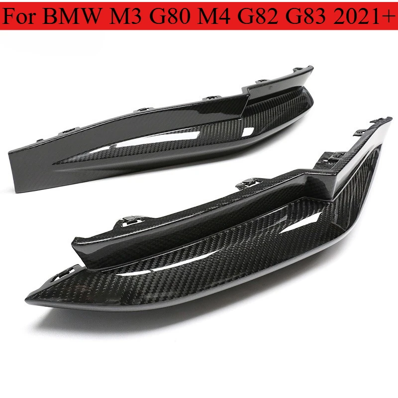 

Dry Carbon Fiber Rear Bumper Splitter OE Style for BMW M3 G80 G82 G83 2021+ Exterior Auto Side Bumper Canard Trim
