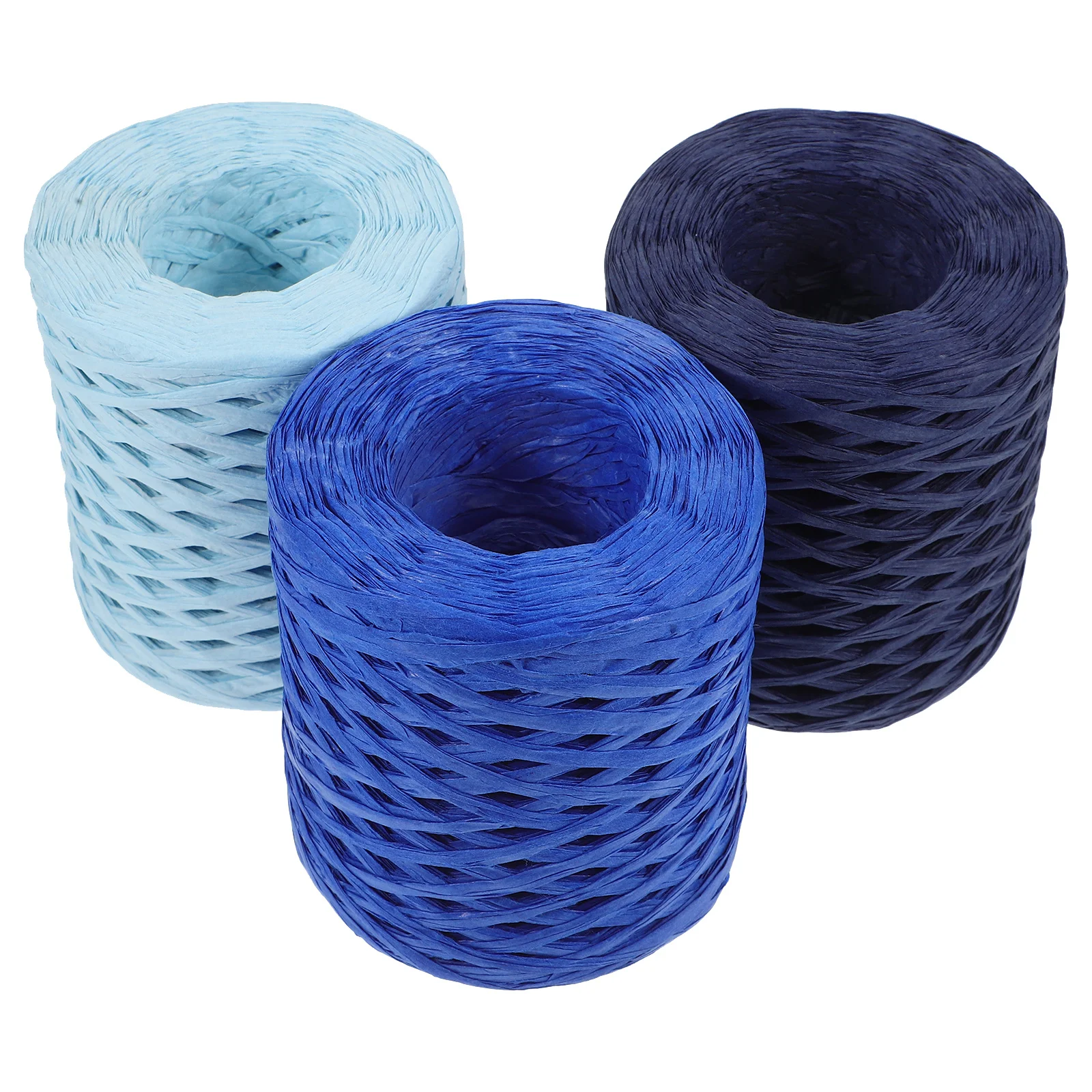 

Colorful Handwoven Raffia Ribbon 3 Rolls for Gift Wrapping Paper Rope Decorative Twine String DIY Craft Projects