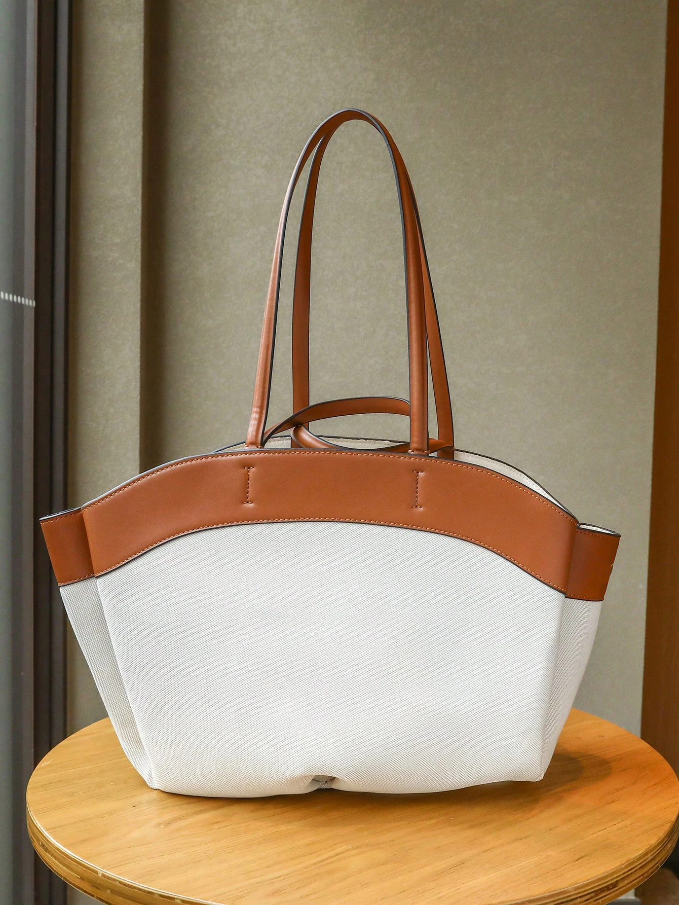 

Women's bag, canvas tote bag, premium texture, versatile, large capacity, hand-held, single shoulder large bag