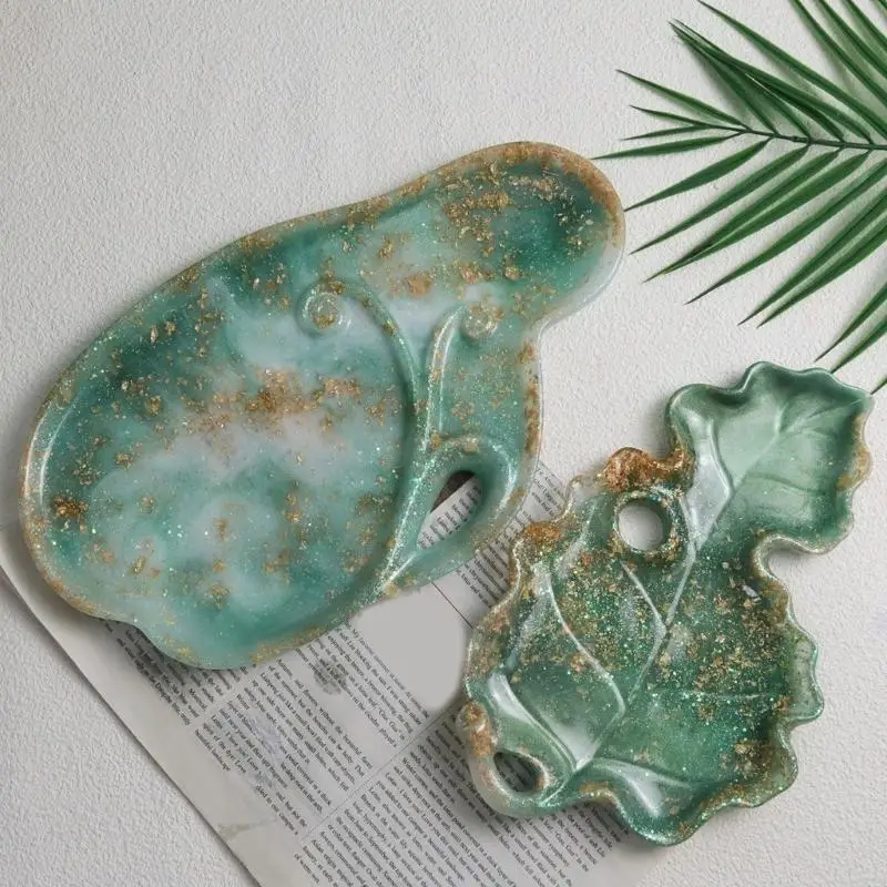 N2UE صينية تخزين قالب من السيليكون لتقوم بها بنفسك كريستال غير النظامية قالب صينية قوالب راتنجات الايبوكسي الجص الاسمنت ملموسة #4