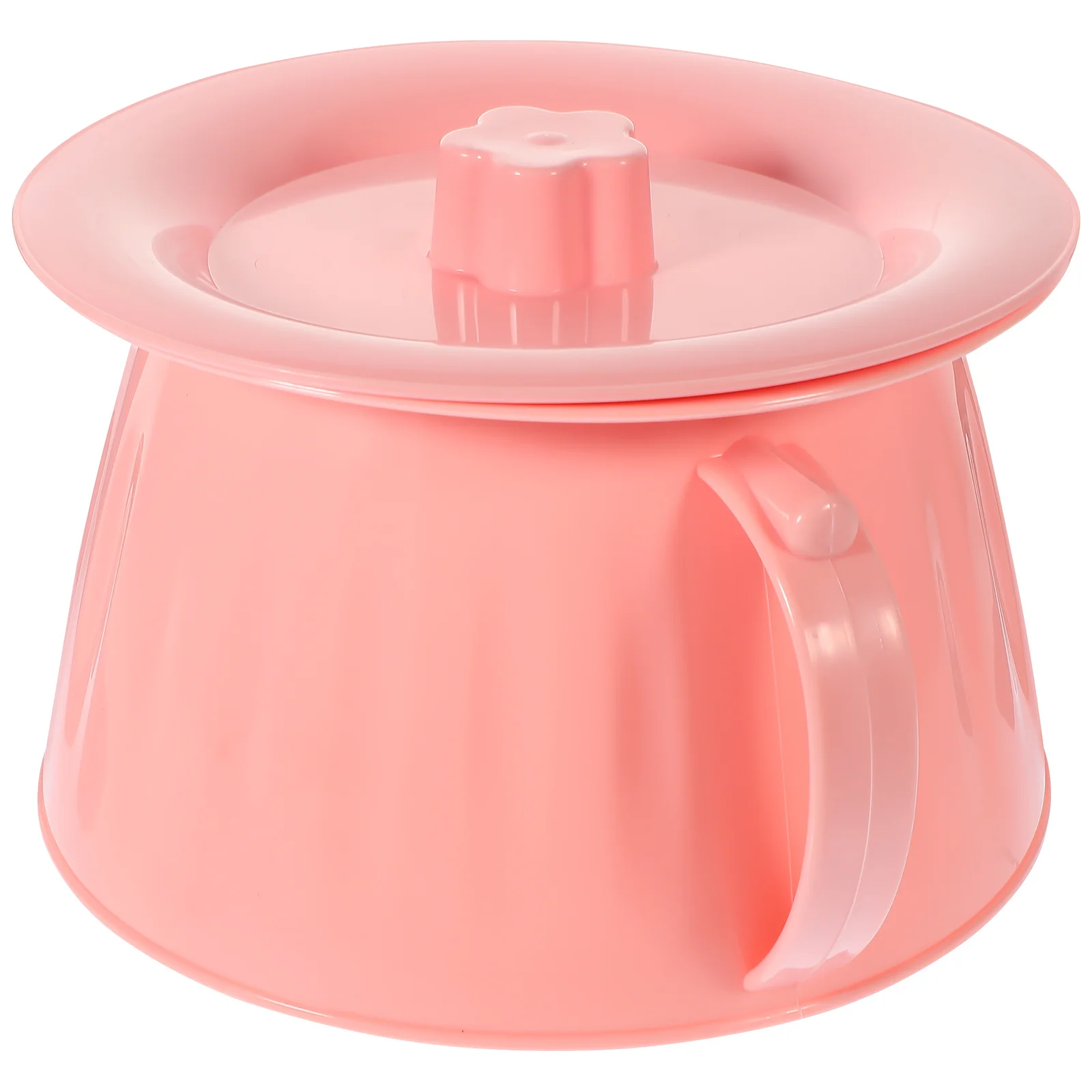 وعاء غرفة محمول، مادة Pp متينة، تصميم مدمج وخفيف الوزن لغرفة النوم والمنزل، دلو بول ليلي لكبار السن، وعاء سرير بلاستيكي