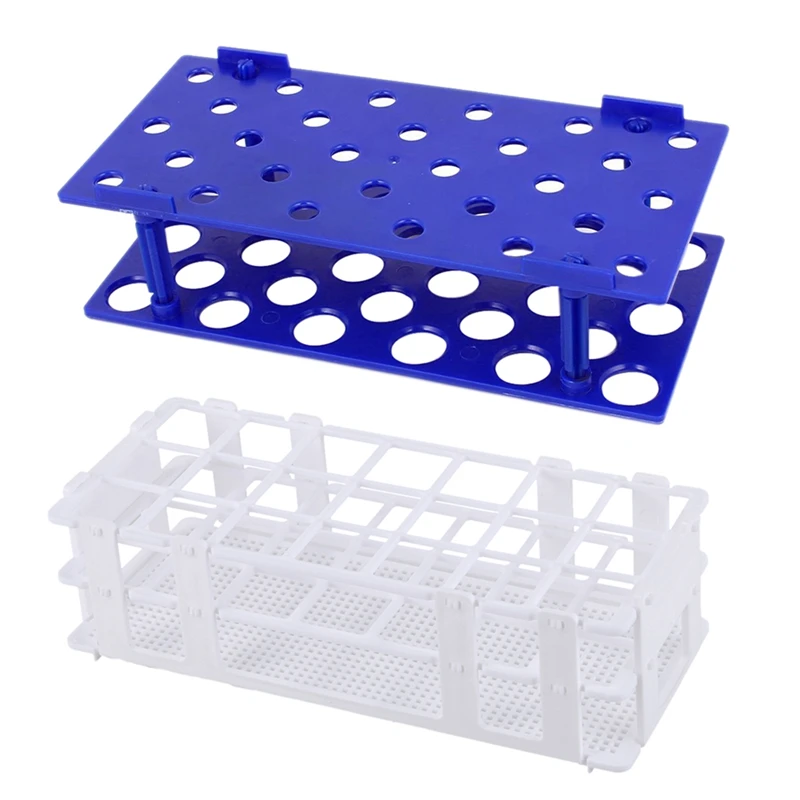 A59Z-Laboratory Plastic 28 Hole 17Mm Dia 15ML Centrifugal Test Tube Rack Holder & Plastic Test Tube Rack For 30Mm Tube, 21 Well,