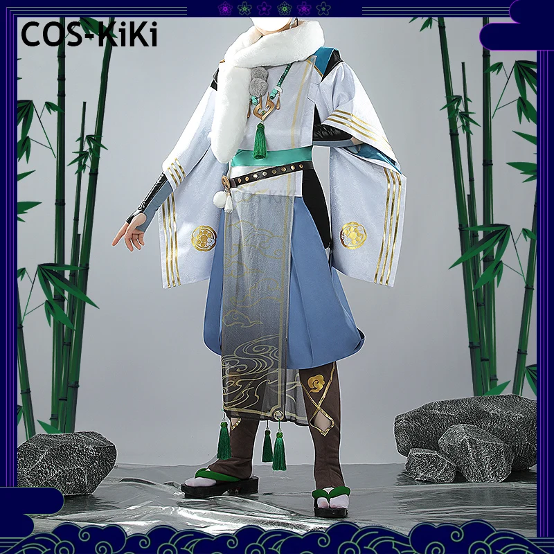 COS-KiKi Vtuber Murakumo Kagetsu Game Suit Gorgeous Handsome Cosplay Costume Halloween Carnival Party Role Play Outfit Any Size