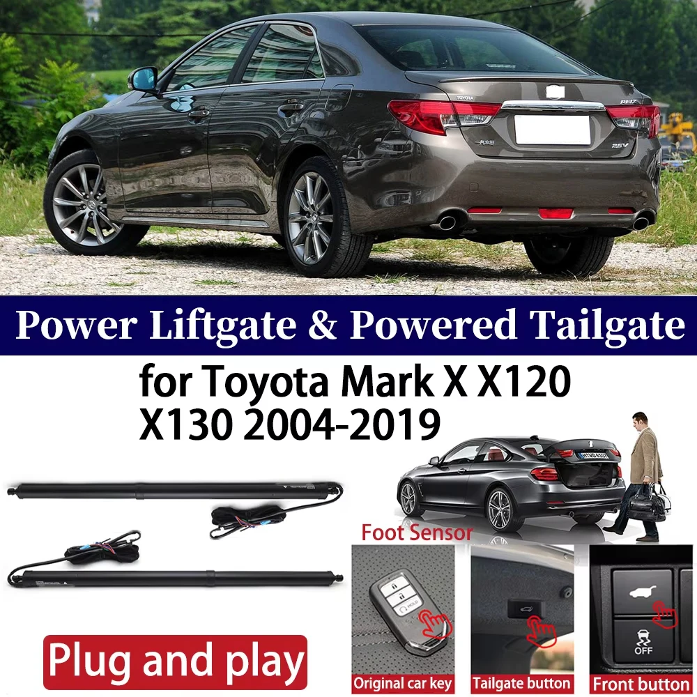 

ZhuCamX for Toyota Mark X X120 X130 2004-2019 Car Power Liftgate Automatic One-Click Vehicle Powered Tailgate Strut
