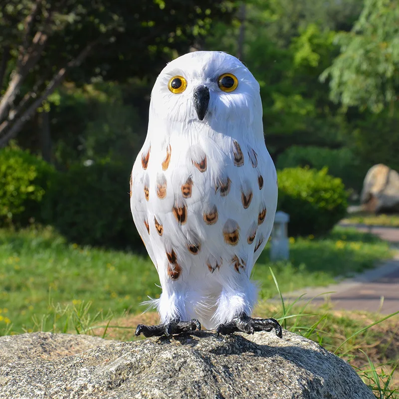 new creative real life owl model toy foam&feather owl Home Garden Decoration gift about 30cm