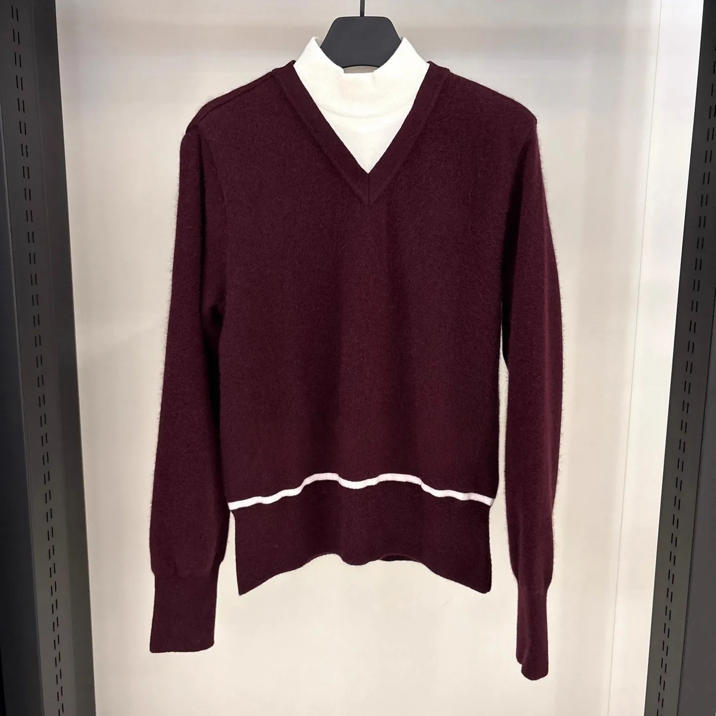 Clearance Sale-New Women Golf Mock Neck Knit Shirt Slim Fit Warm Fashion Versatile Long Sleeve Golf Sweater