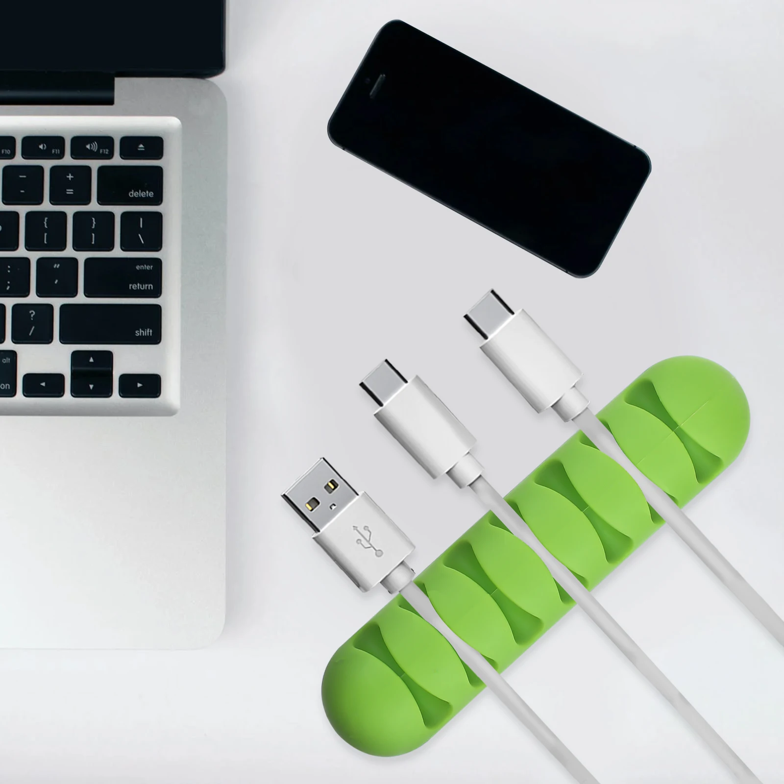 

Cable ganizer Holder Wire Management Desk Tools Adhesive Clips Cord Holder Silicon Material High Strength Office Home Use