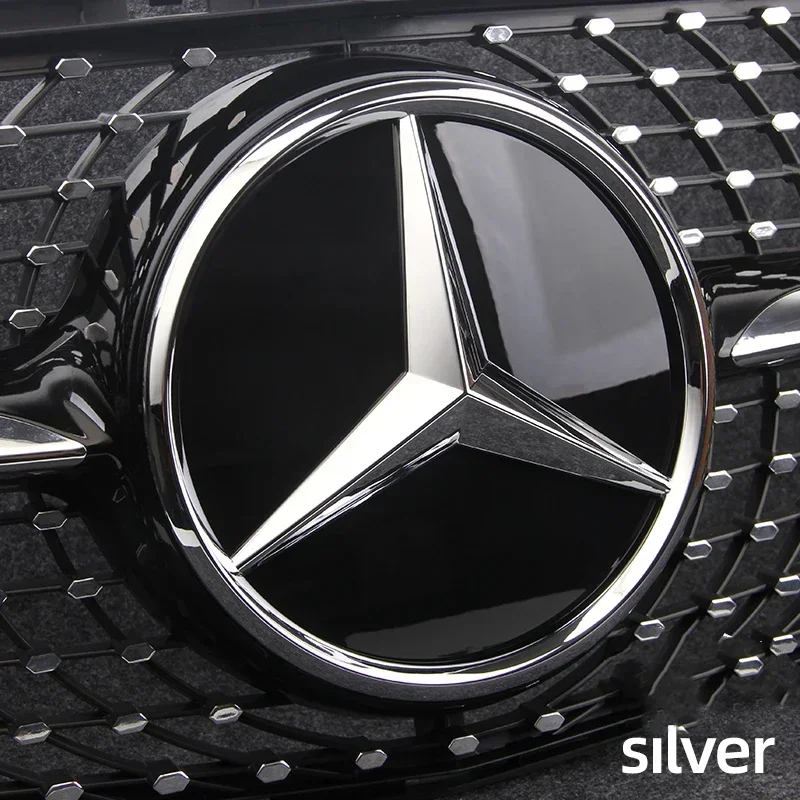 

1pcs Car Front Grille Emblem Star Badge Logo Mirror For Mercedes Benz W205 W204 W253 W213 W206 W166 gle glc