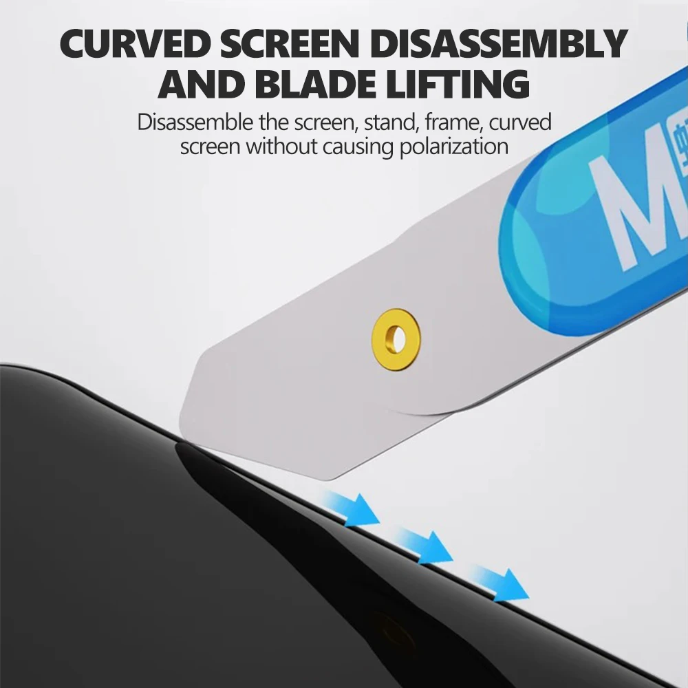 MaAnt M086 اثنين في واحد سكين تفكيك الشاشة لإصلاح الهاتف المحمول شاشة الحافة قوس منحني أداة تفكيك الشاشة