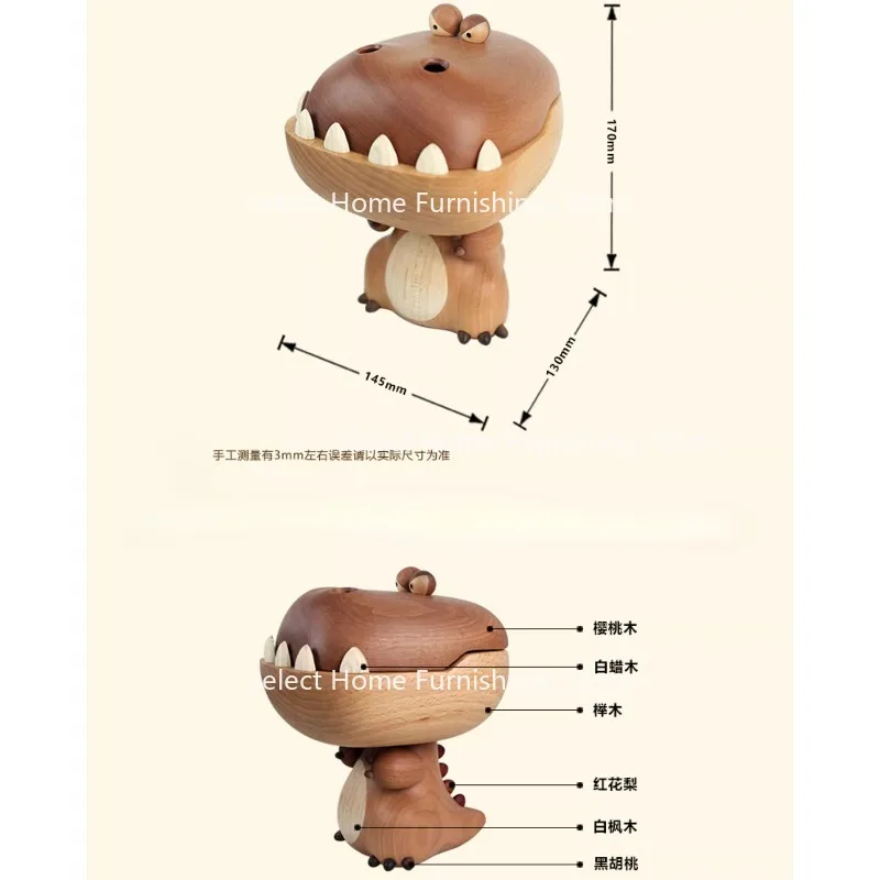 Suitable for Big Mouth Dragon Living Room Office Desktop Decoration Small Ornament Storage Box Home Jewelry Creative Gifts