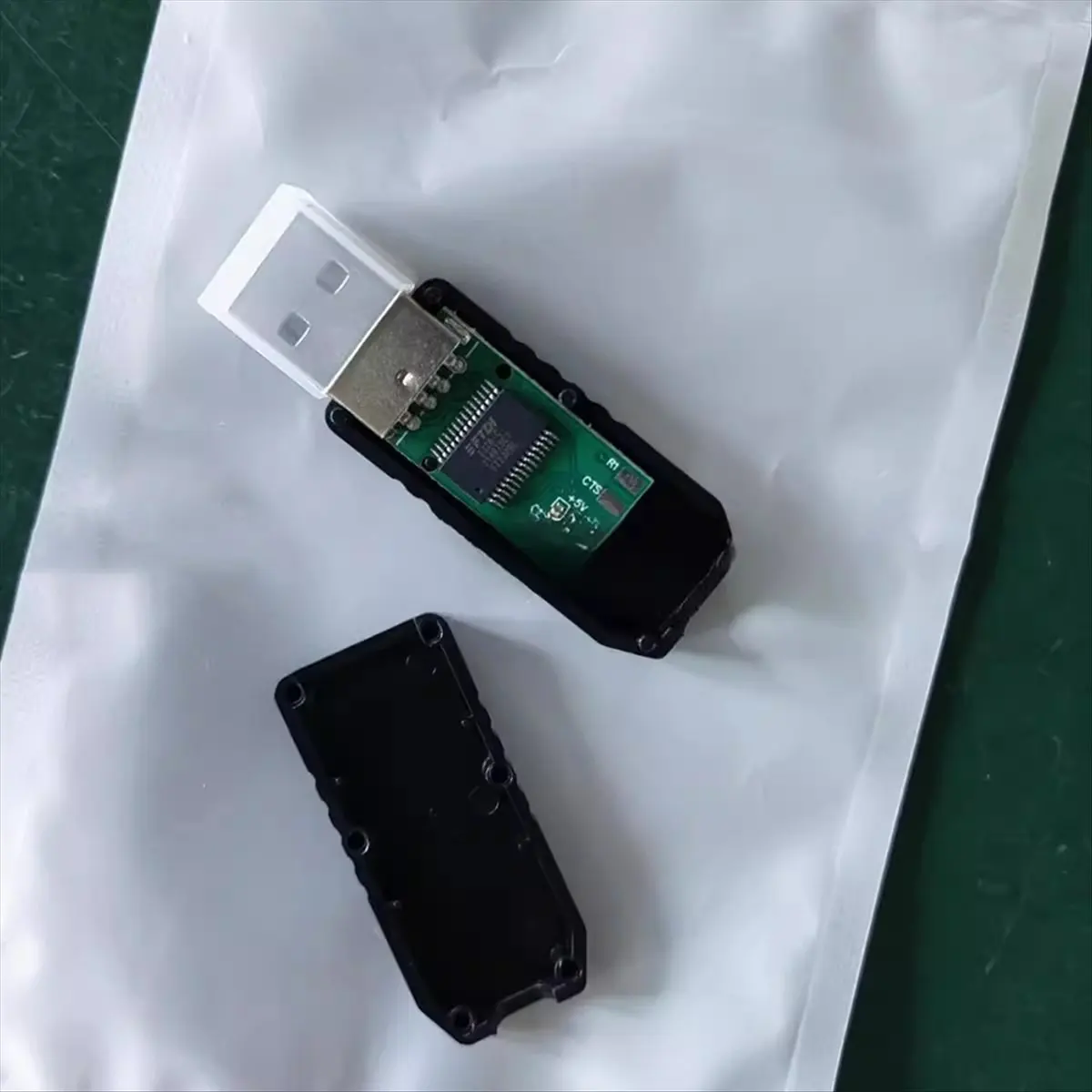 A64K F-T-D-I USB RS232 Serial Converter Module-USB Plug Adapter Board PCB Serial Converter Module Connector Support for Win10