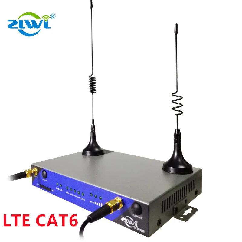 ZLWL ZR5000 High Quality Industrial 4G Wireless Lte Router With Gigabit 5 Ports  and Sim Card Slot