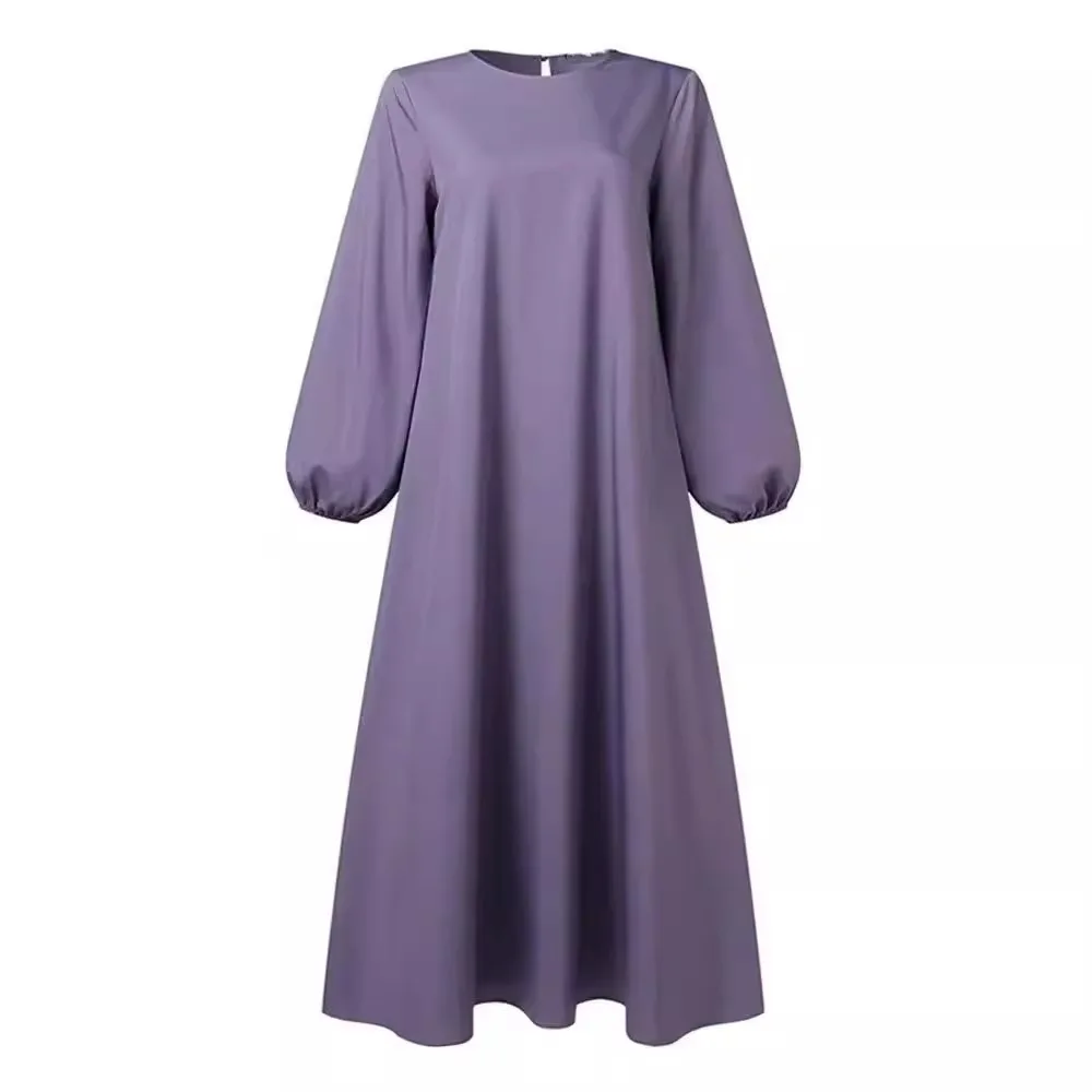 Eid Muslim Abaya for Women Arab Long Robe Solid Jalabiya Dress Ramadan Morocco Modest Dubai Kaftan Islam Vestidos Abayas Dresses