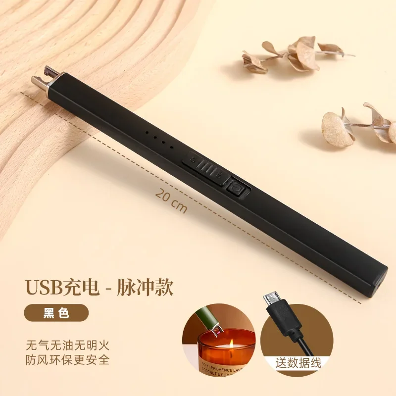 Picture 4: Aromatherapy candle igniter ignition gun electronic pulse charging model home kitchen gas stove lighter long handle