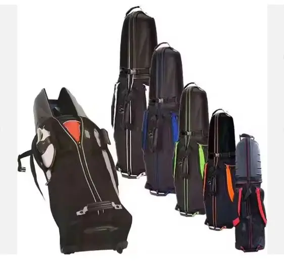 

Top Quality Custom Logo ABS Hard Shell Golf Travel Bag With Wheels Best Factory Price High Selling Amazing ABS Golf Travel Bag