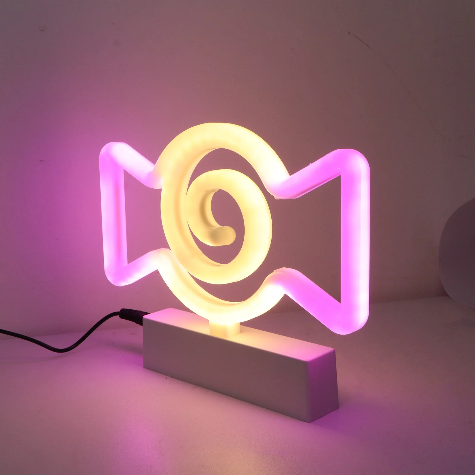 LED Candy Sign Christmas Candy Lamp Night Light Bar Decoration Unique Design Ergonomic Structure LED Lights Party Props