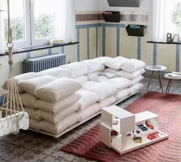 

Italian Luxury Furniture Sectional Sofa Creative Soft Combined Cushion Sofa For Home Hotel Living Room