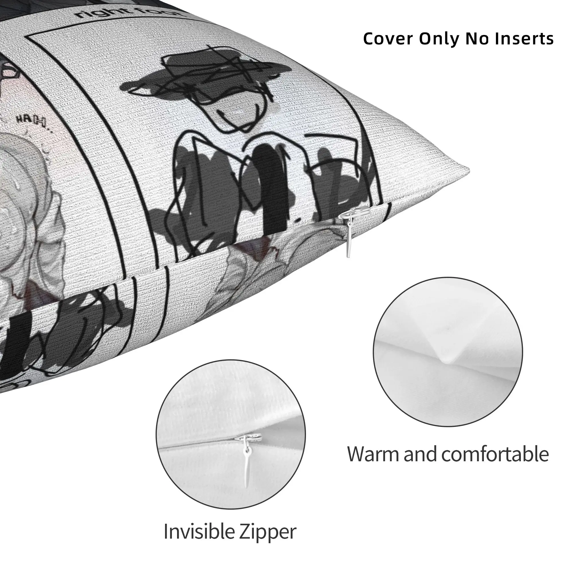 Chance Forsaken challenges of limb conrol Pillow Case  Graphic Pillow Cover For Sofa Couch Bed Living Room Novelty Pillowcases view 4