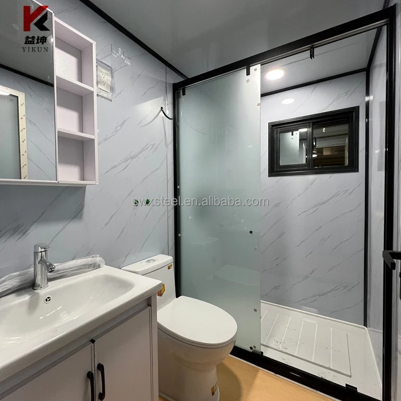 Low Price 3 Bedroom Expandable 40ft Luxury Container House with Kitchen Modern Design Office Building Option