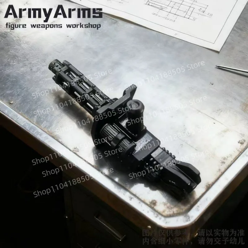 ตัวต่อ MOC อุปกรณ์เสริมปืนกลแกตลิง ตุ๊กตาแอคชั่นจิ๋ว ชุดประกอบโมเดล ของตกแต่ง การ์ตูน ของเล่นเสริมพัฒนาการ ของขวัญ ของสะสม