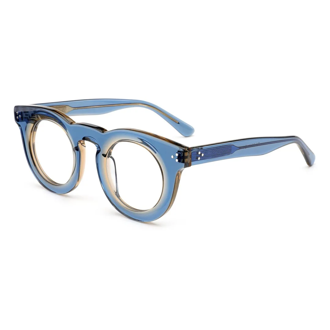 

2025 Summer Handmade Acetate Fashion Eyeglass Frames for Men Optical Prescription Glasses Women Myopia Reading Computer Glasses