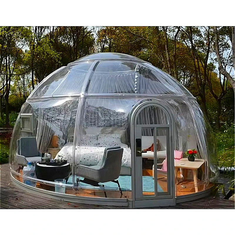 

High Quality Starry Sky Cabin Tiny House Prefab Home Dome Polycarbonate Transparent Tent Star Room High Quality Customized