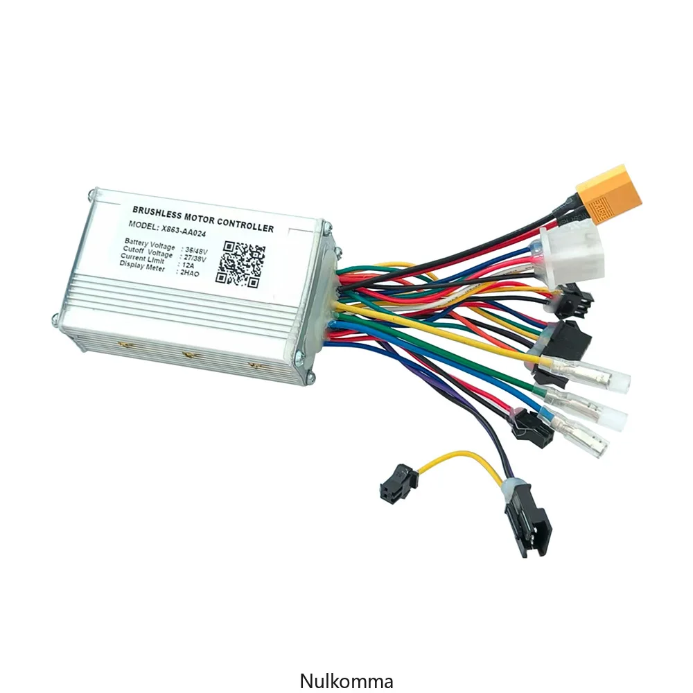 NULKOMMA Brushless Motor Controller 48V18A Electric Bicycle Conversion Parts X863-AA024 Bicycle Speed Controller ForDisplay 2HAO