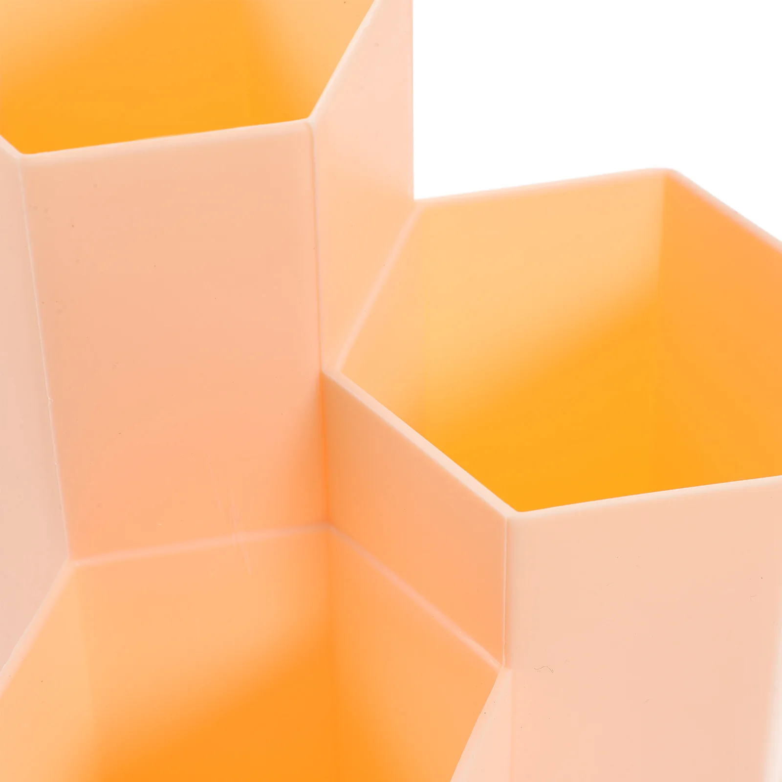 

Hexagonal Pen Holder Large Capacity PP Material Desktop ganizer Stationery Storage Box Cosmetics Case Six Sided Pencil Cup Study