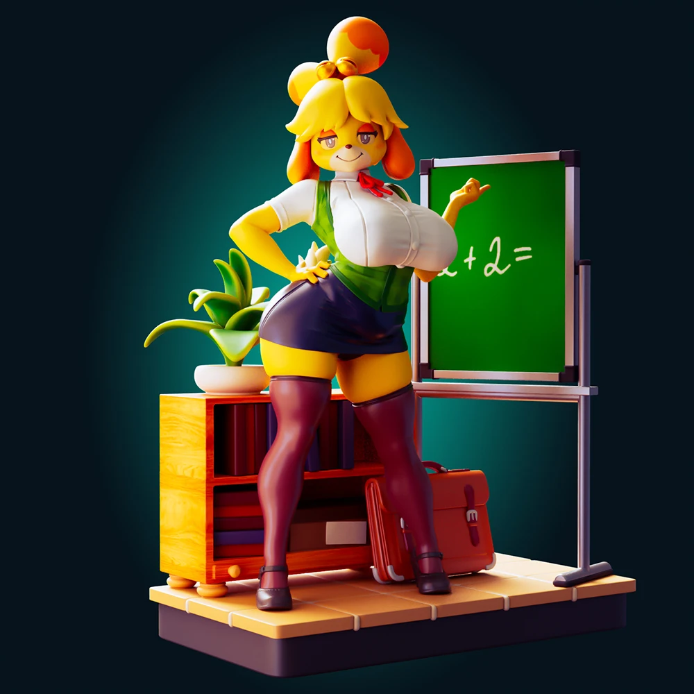 

Isabelle Ultra Short Curvy 3d Print Model Doll 1/24 Unassembled Resin Figure Statue Kit Unpainted Toy Gk Plaything Set