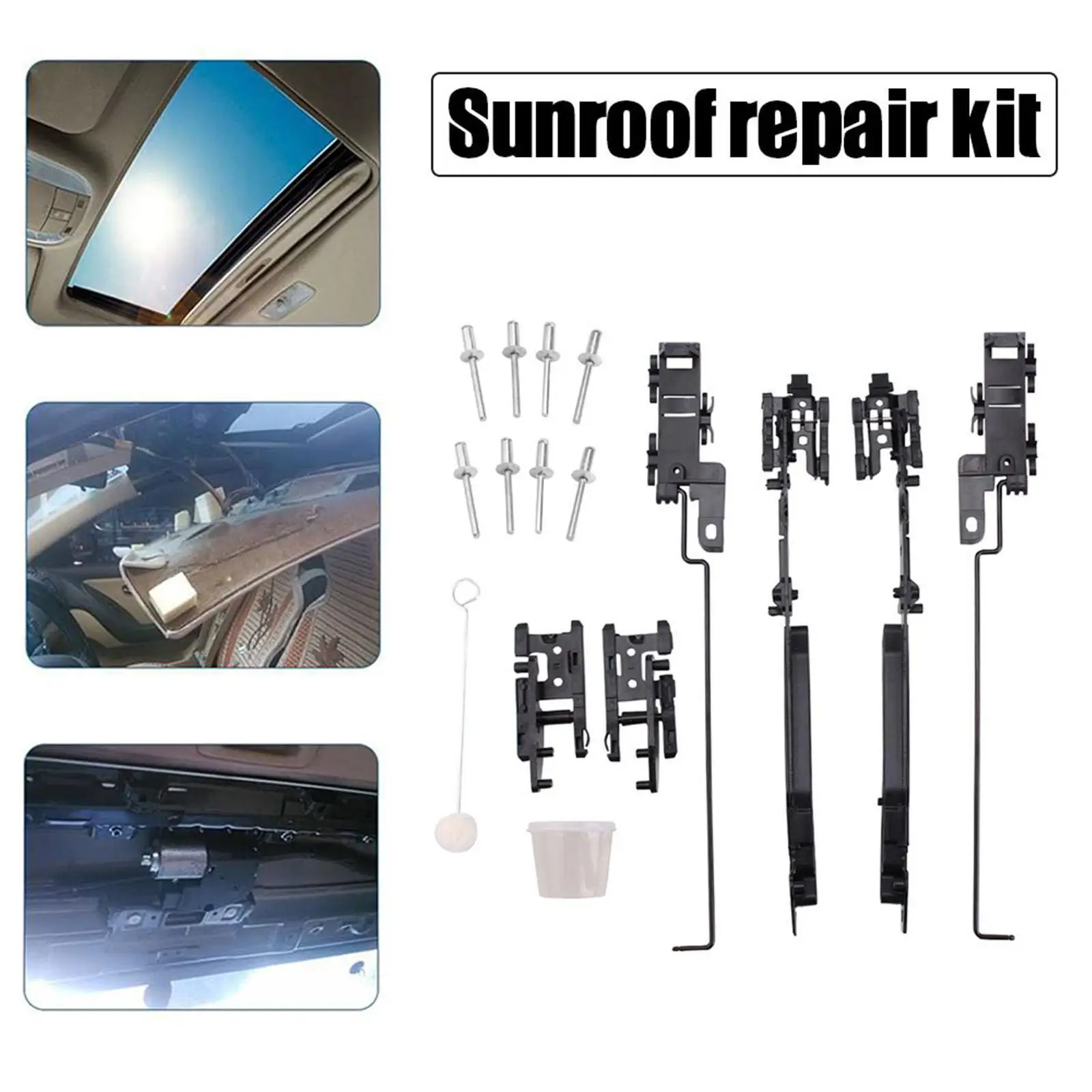 Sunroof Repair Kit Premium Professional Practical Spare Parts Portable Accessory Replacement High Performance for Ford F450