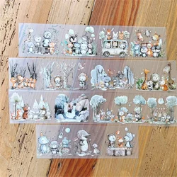 NEVERLAND Vintage Forest Rave Washi PET Tape Planner DIY Card Making Scrapbooking Plan Decorative Sticker