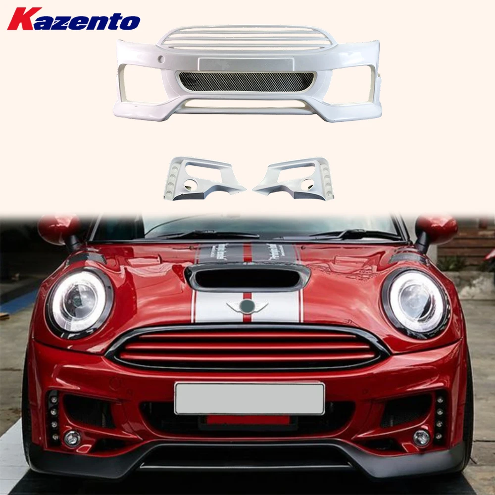 

For F56 Mini Cooper S DAG Fiberglass Front Bumper With Fog Light Cover LED( Ocean freight is favorable, welcome to inqury)
