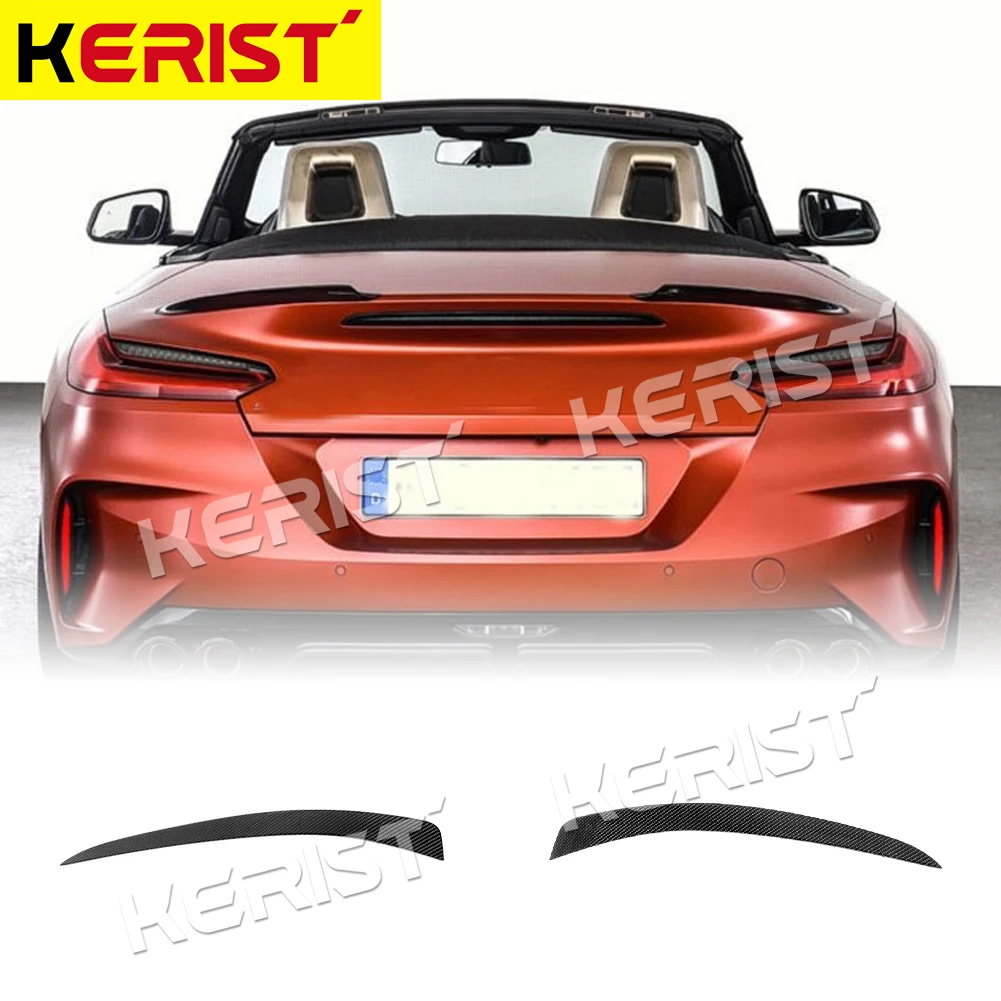 Car Rear Trunk Spoiler Wing for BMW Z4 G29 Convertible 2020 2021 Rear Trunk Spoiler Boot Lip Wing Lid Carbon Fiber