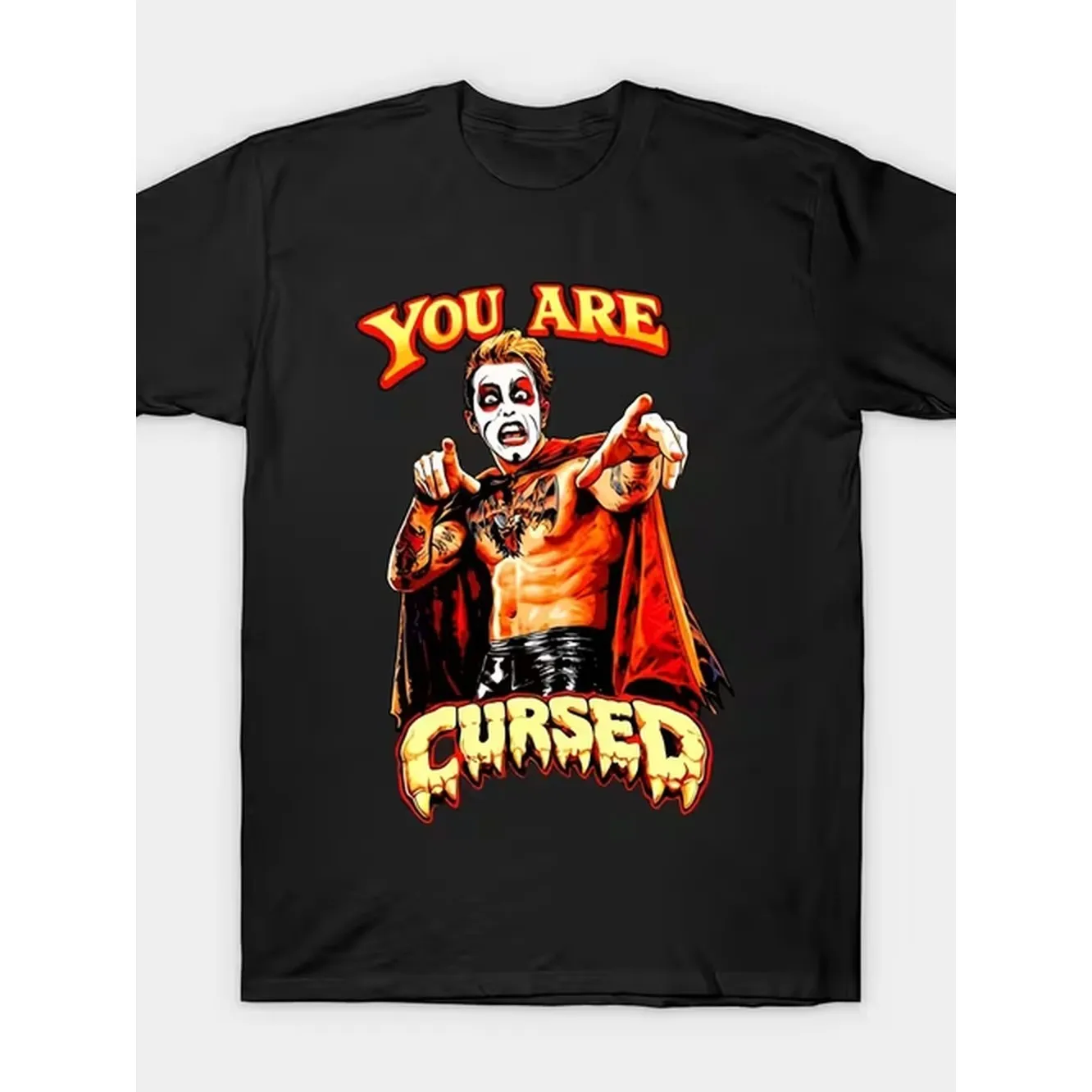 New model for 2026you are cursed t shirt by rawfictionart dad gifts high end mens clothing gym clothing men streetwear men