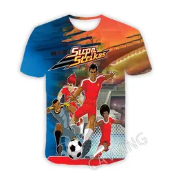 CAVVING 3D Printed  Supa Strikas Casual T-shirts  Hip Hop T Shirts Harajuku Styles Tops Clothing for Men/women