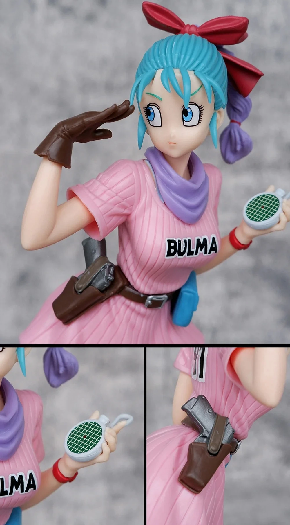 25cm Anime Dragon Ball Z Bulma Anime Figur PVC Actionfigur Niedliche Statue Modell Figurine Sammlerstück Puppen Spielzeug Geschenke – Detail 14