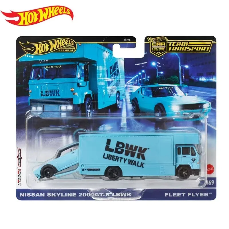 Hot Wheels Team Transport 2024 Mix 3 FLF56 C 1/64 Diecast Vehicle Model Toys for Boys Gift