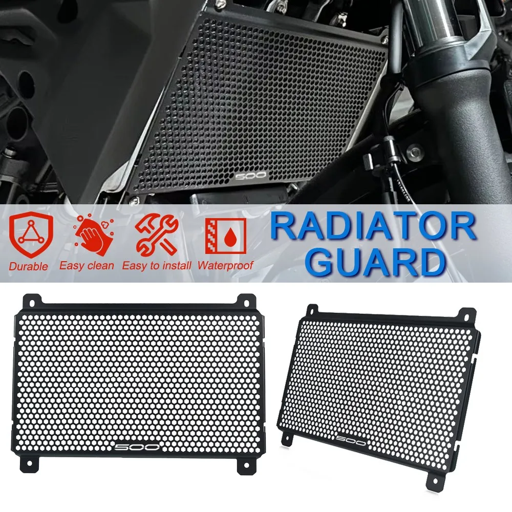 

2025 2024 Motorcycle Accessorie For Kawasaki Z500 500 Z 500 Ninja500 SE ABS 2024-2025 Radiator Guard Protector Grille Cover Part