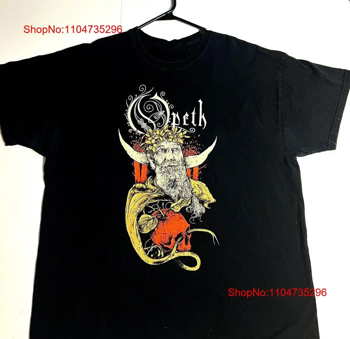 Opeth Band Heavy Cotton Black All Size For T Shirt BT313 vintage Washed fashion Breathable Soft Stylish designer clothes Unisex