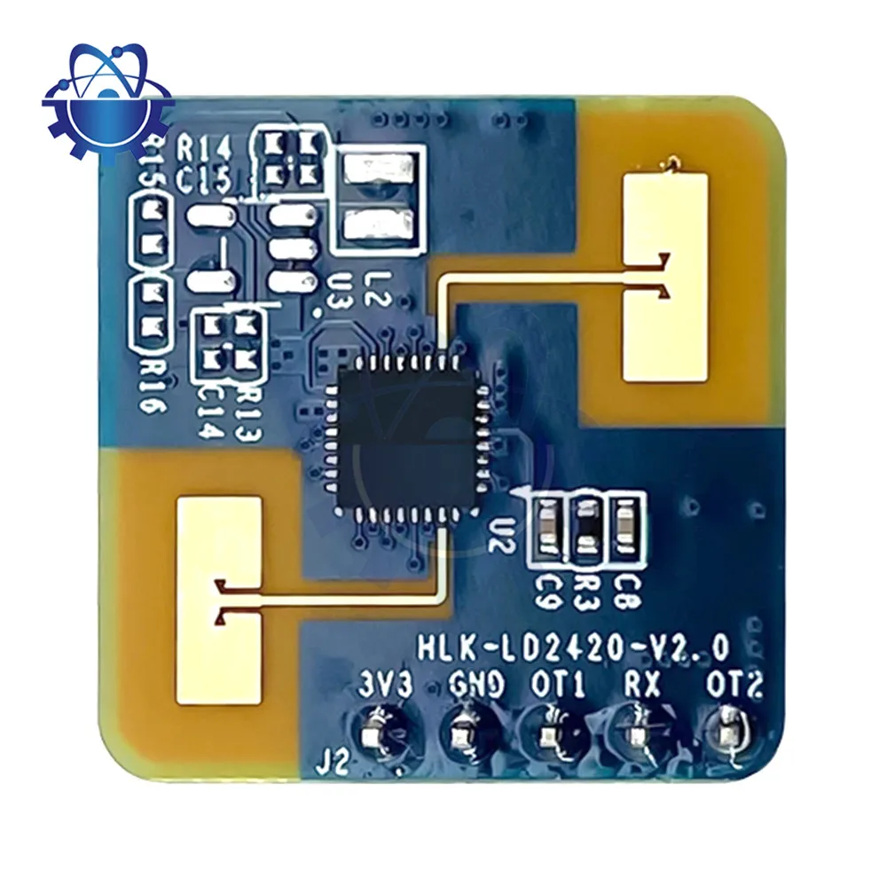 Imagem -05 - Módulo Sensor de Pressão Humana com Micro Motion Controle Inteligente Luz Hlk-ld2420 24g Millimeter Wave Radar