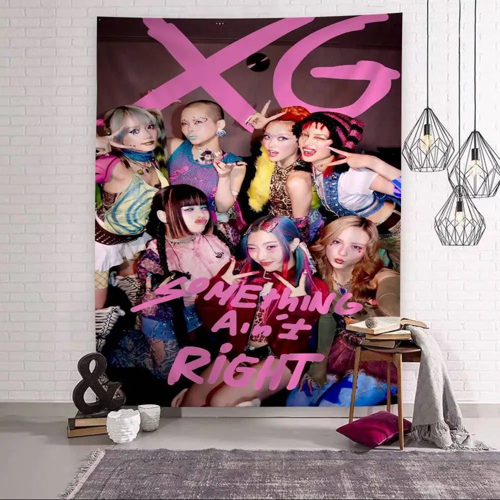 Kpop X-Xg معلقة البوهيمي نسيج رخيصة الهبي الجدار الشنق البوهيمي جدار المفروشات ماندالا الجدار الشنق ديكور المنزل #6