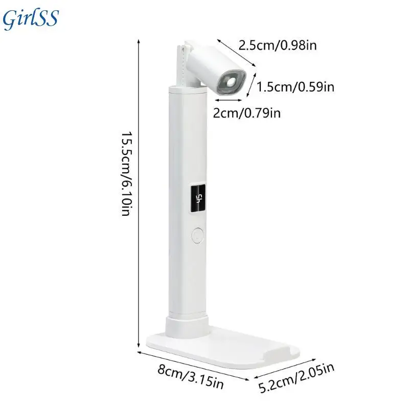 UV light for Nails Wireless Handheld UV lamp With Portable Stand LED Gel Lamp Portable Dryer for Curing Gel T4MB