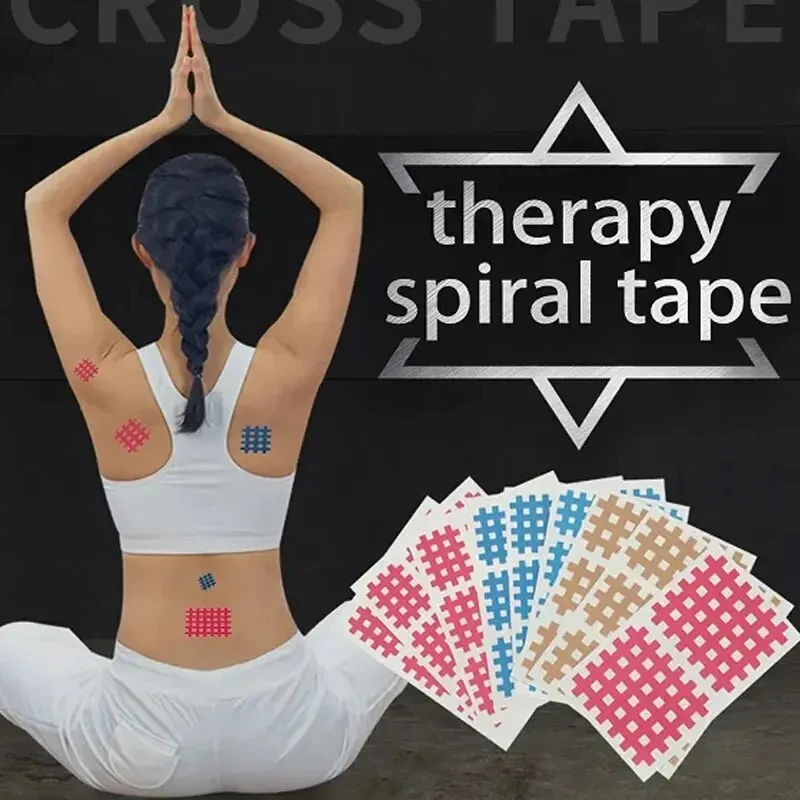 Kinesiology Cross Tape Adhesive Body Tape Physical Therapy Acupuncture Stickers Dropship Muscle Tape for Pain